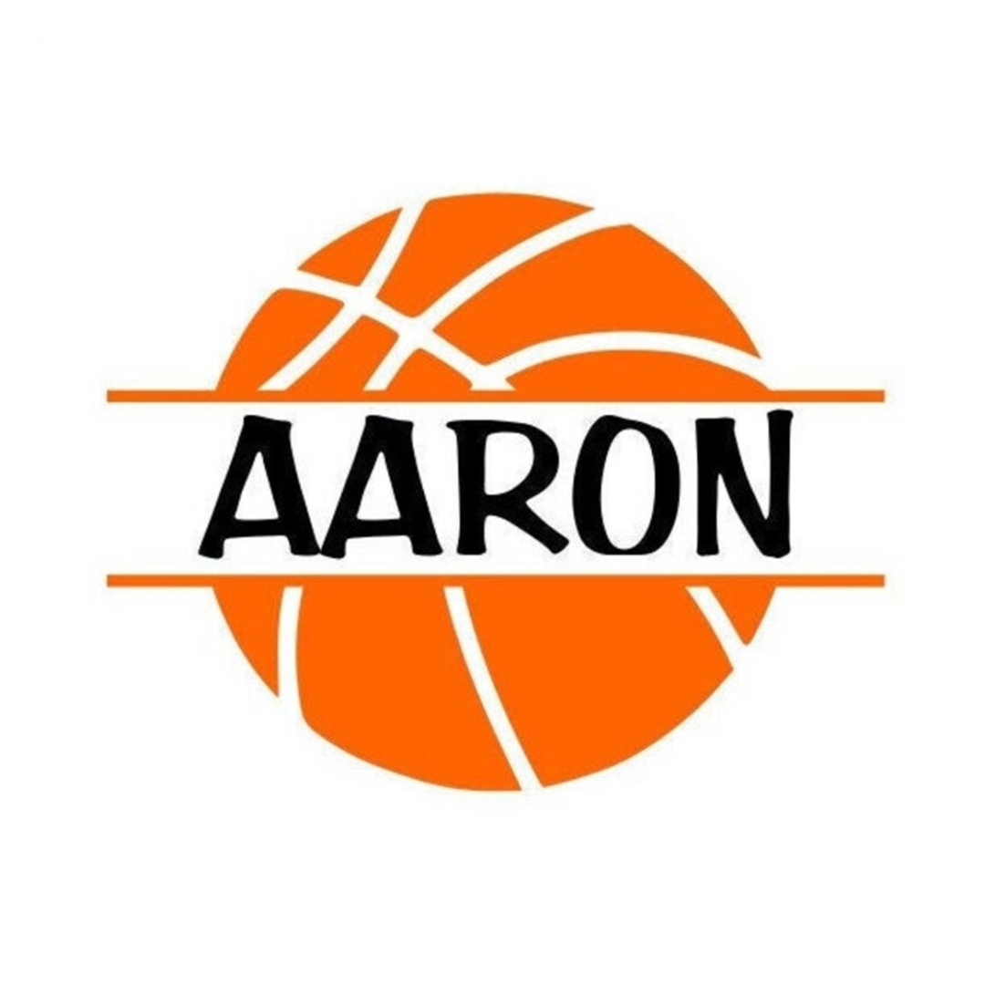 Basketball SVG, Basketball Name Frame SVG, Digital Download, Inspire