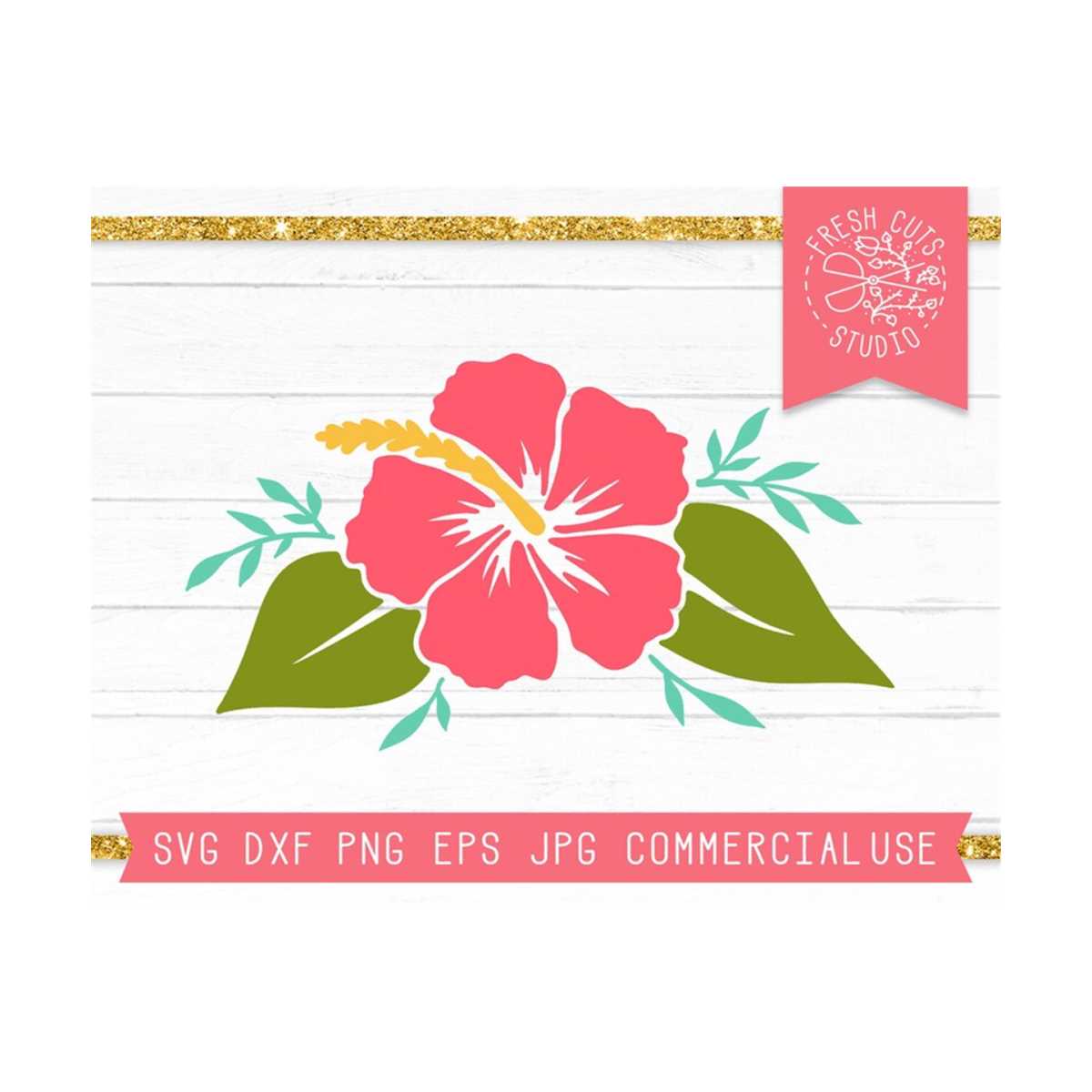 Hibiscus SVG File, Hibiscus Clipart, Hawaii svg Cut File for | Inspire ...