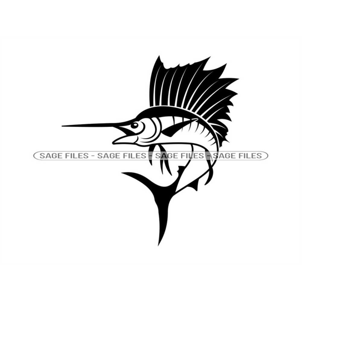 Sailfish SVG, Fishing Svg, Fish Svg, Sailfish Clipart, Sailf Inspire