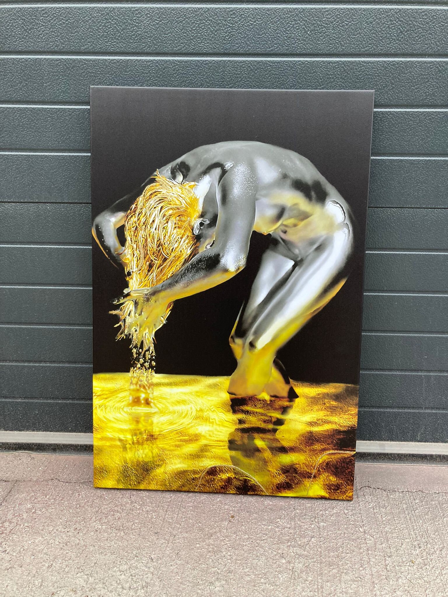 Sexy Girl Canvas, Erotic Nude Art Print, Sensual Lady Artwor - Inspire