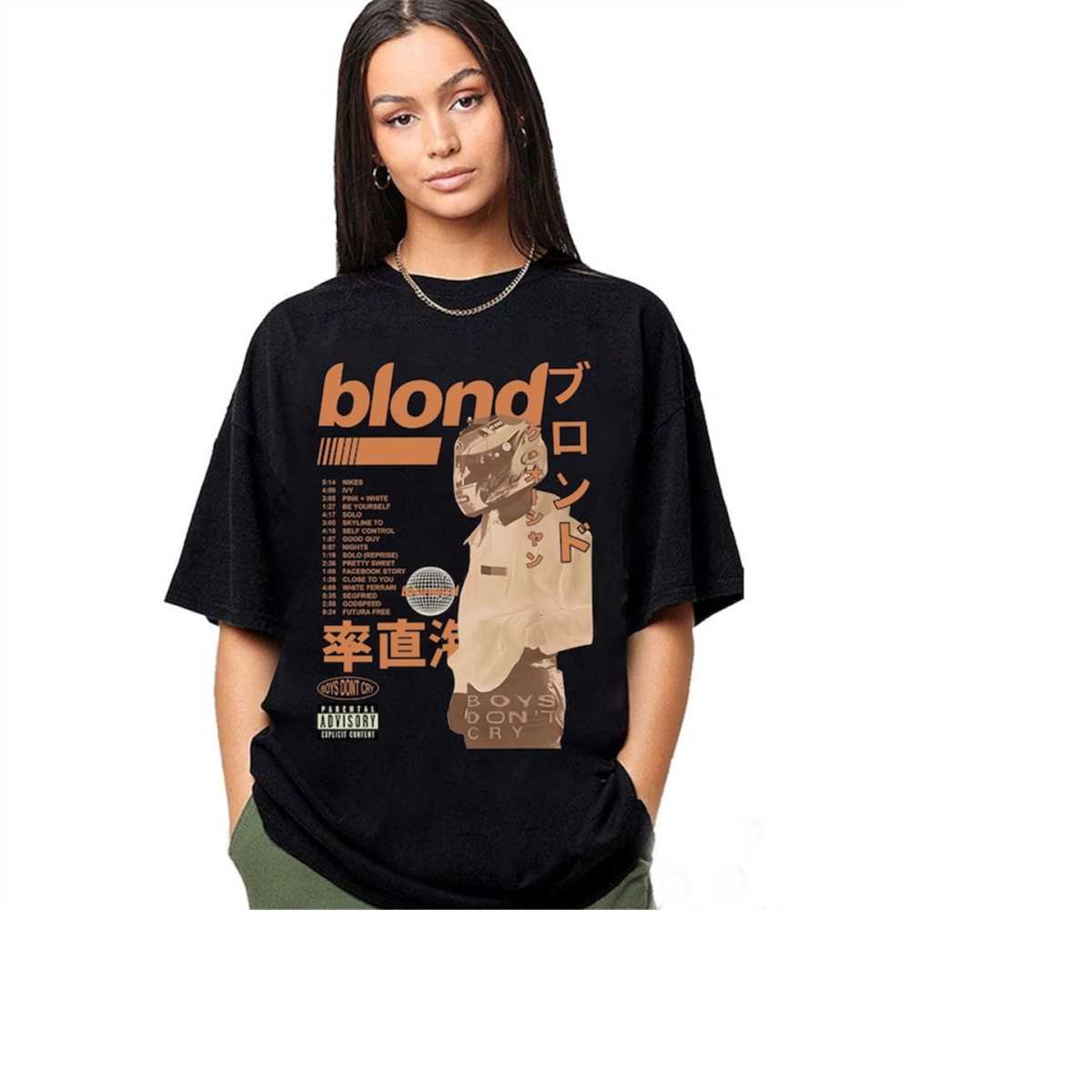 Frank Ocean Blond Album T-Shirt , Frank Blond Vintage 90s St | Inspire  Uplift