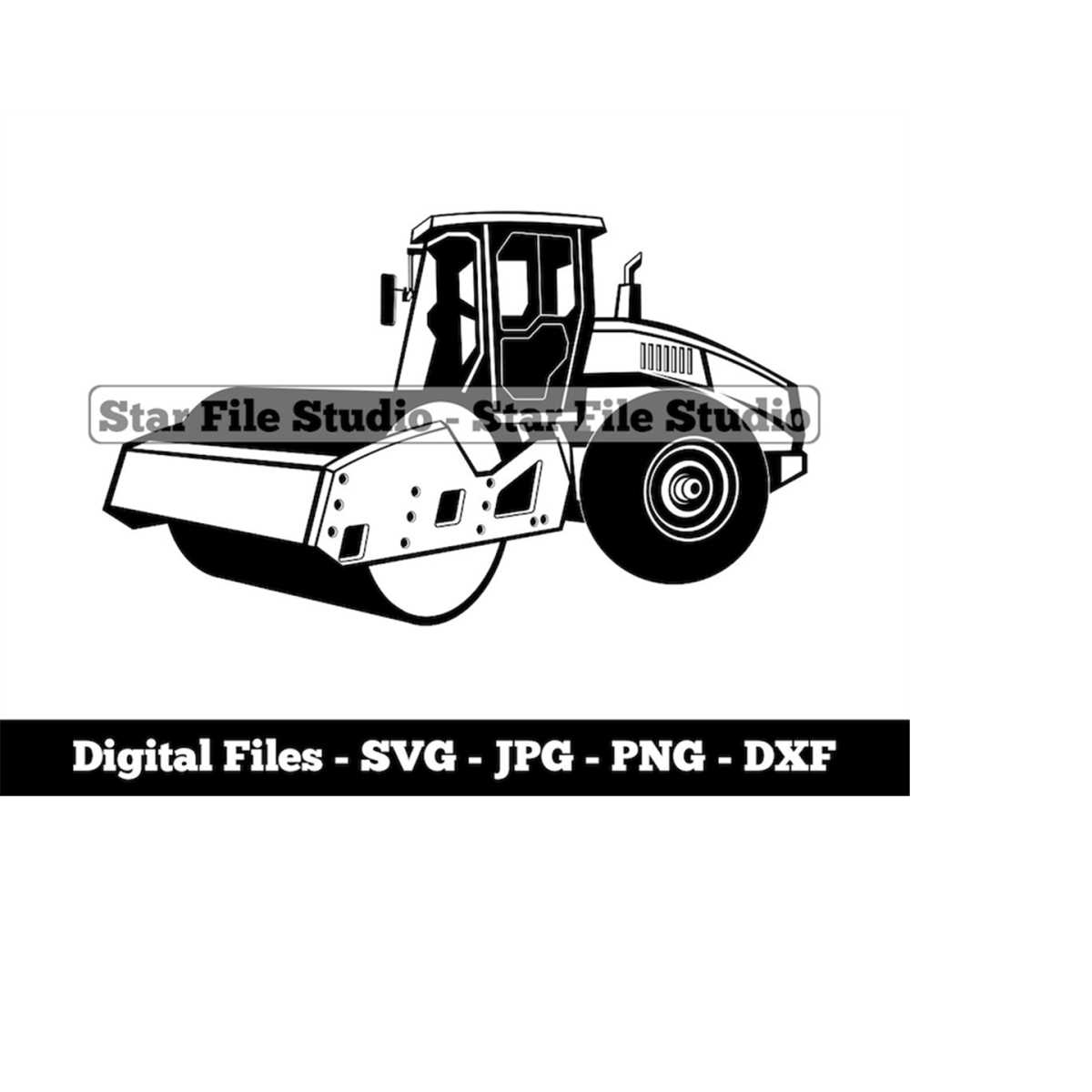 Soil Compactor Svg, Compactor Svg, Heavy Equipment Svg, Soil - Inspire ...