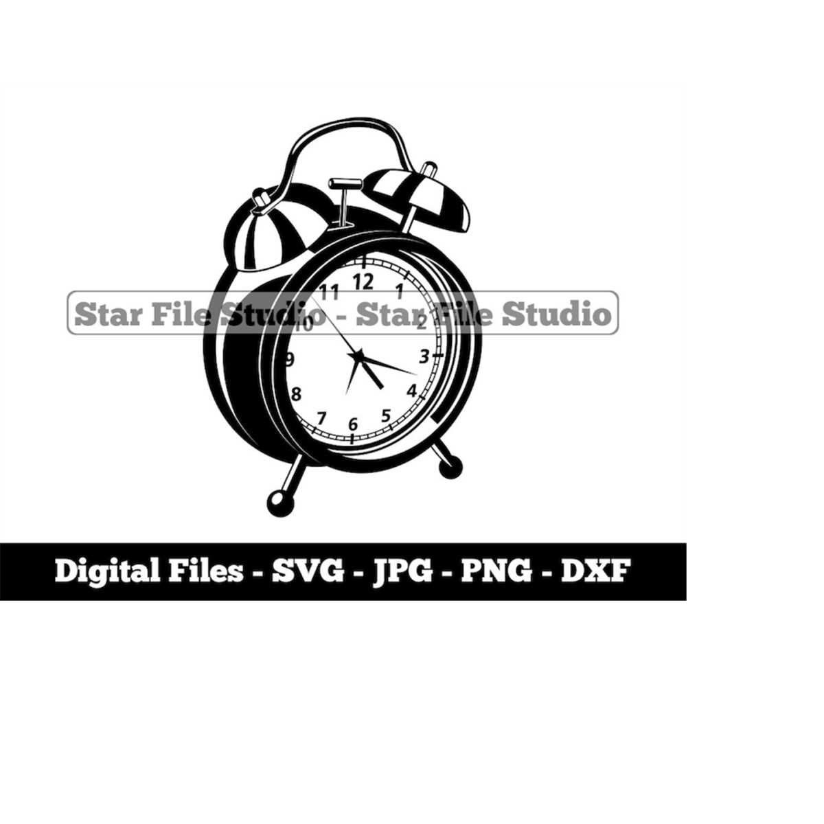 Alarm Clock 2 Svg, Time Svg, Alarm Svg, Alarm Clock Png, Ala Inspire