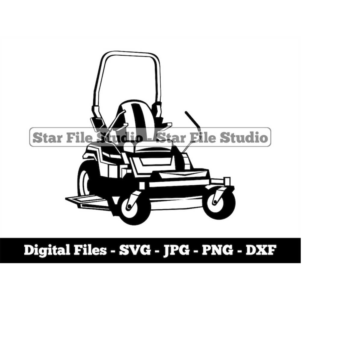 Zero Turn Lawn Mower Svg, Lawn Mower Svg, Landscaping Svg, L Inspire