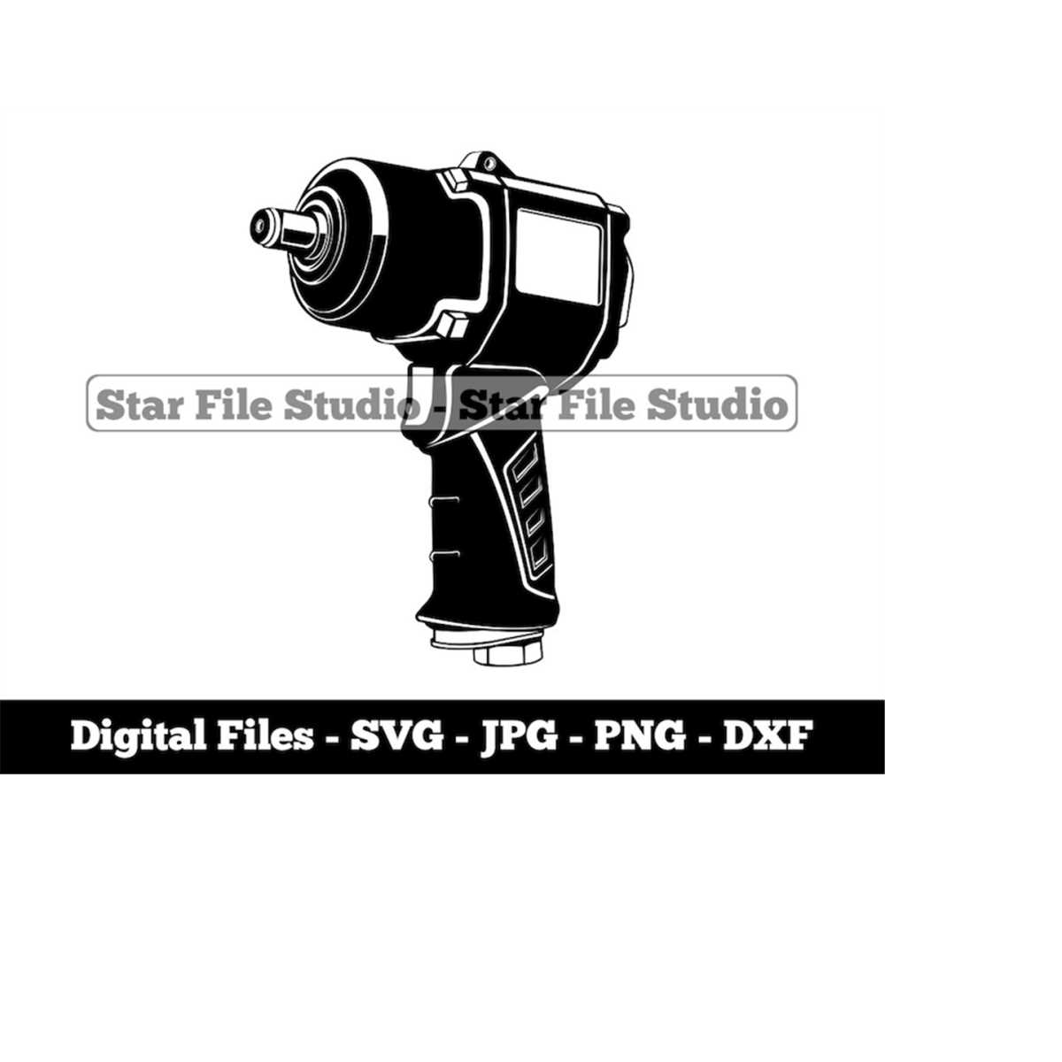 Air Impact Wrench Svg, Pneumatic Wrench Svg, Electric Wrench Inspire Uplift