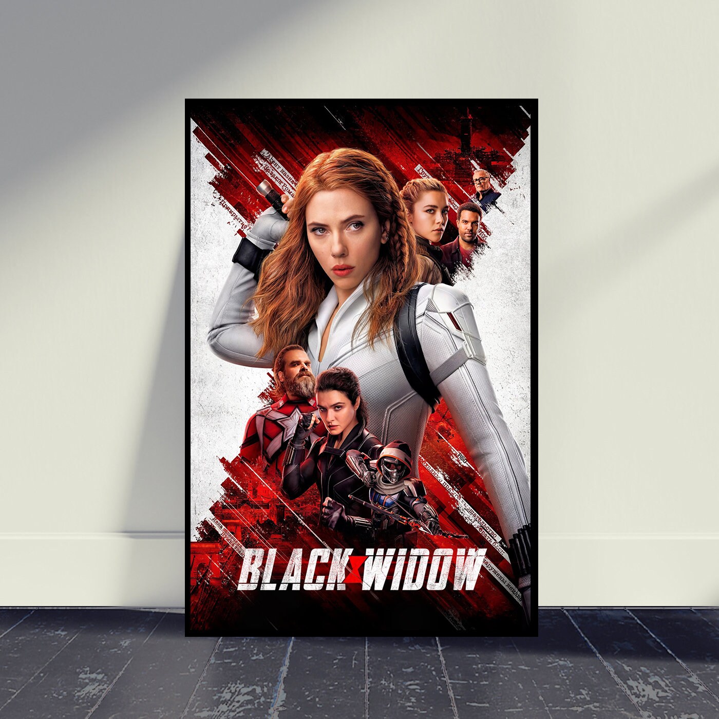Black Widow Movie Poster Print, Wall Art, Room Decor, Home D | Inspire ...
