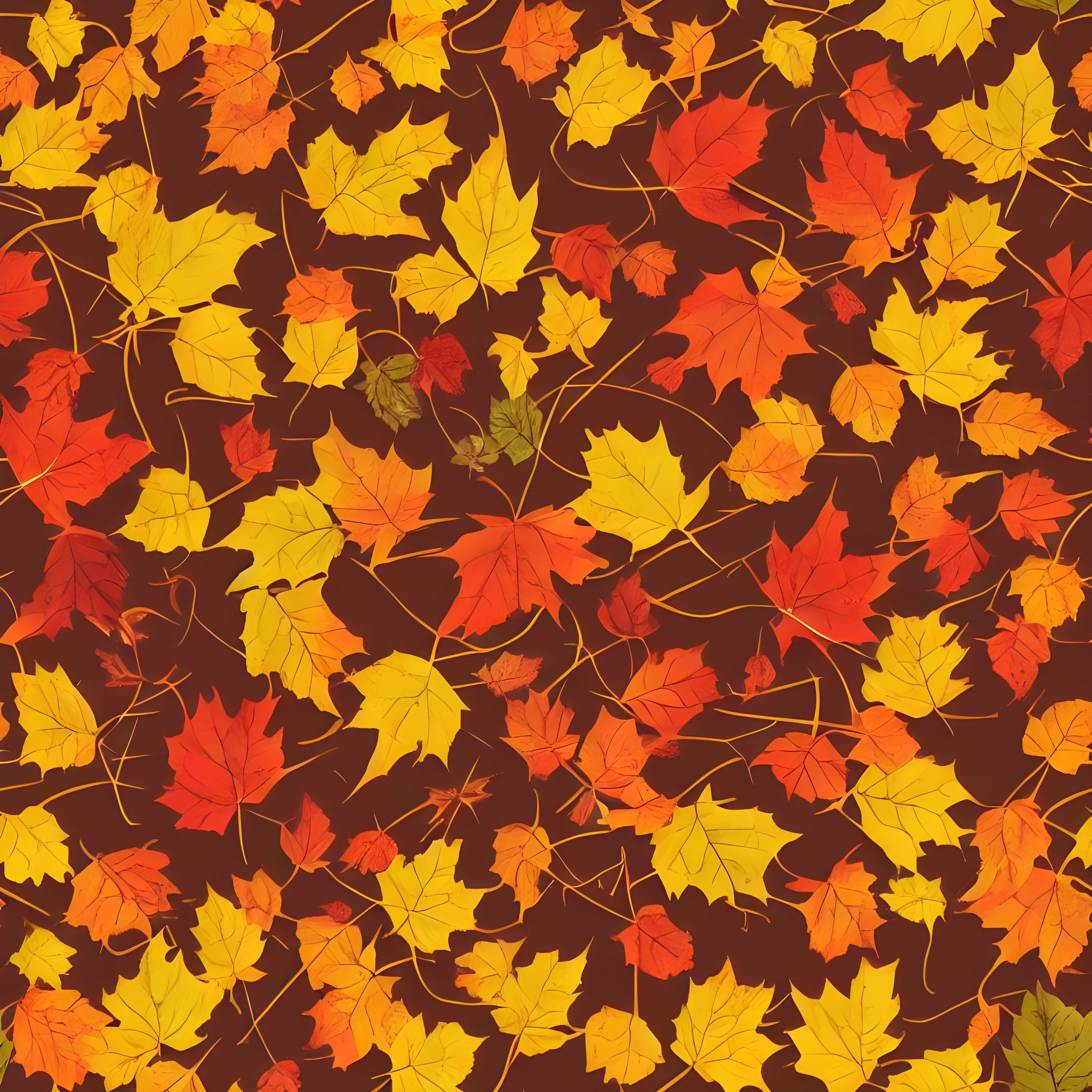 Autumn Theme 18 Digital Seamless Pattern, Illustration | Inspire Uplift