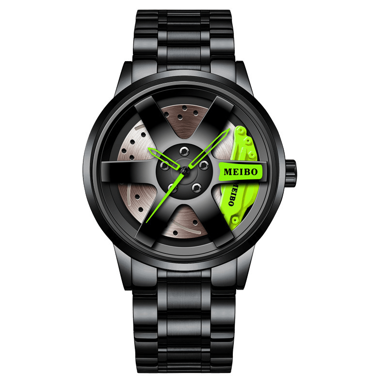 Men's Quartz Watch, Round Circle Case Stainless Steel Wristw | Inspire ...