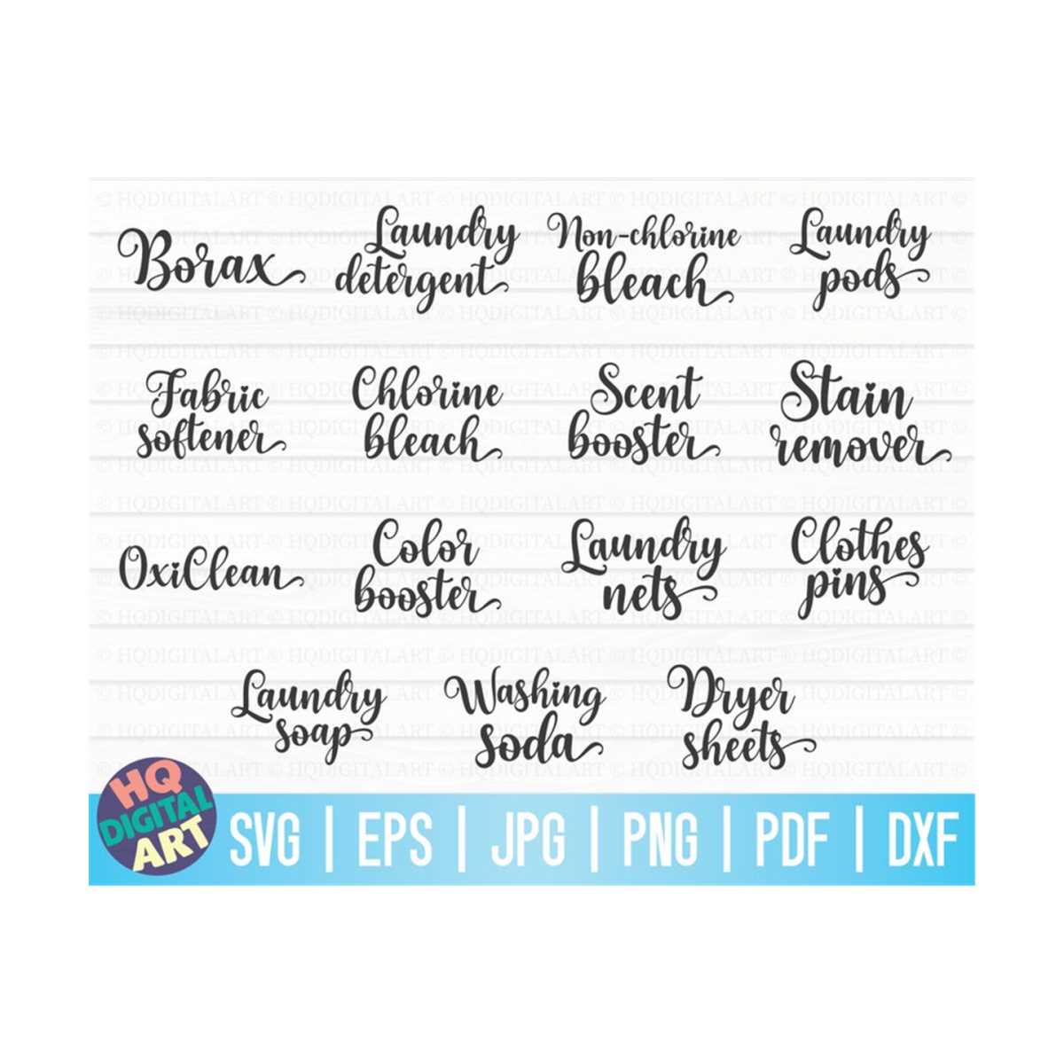 Laundry Background Label Laundry Labels SVG Bundle / Laundry Room SVG / Bathroom SVG | Inspire ...