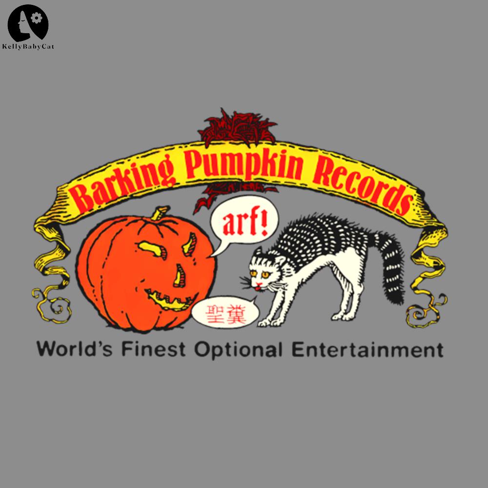 Vintage Barking Pumpkin Records Halloween PNG Download Inspire Uplift