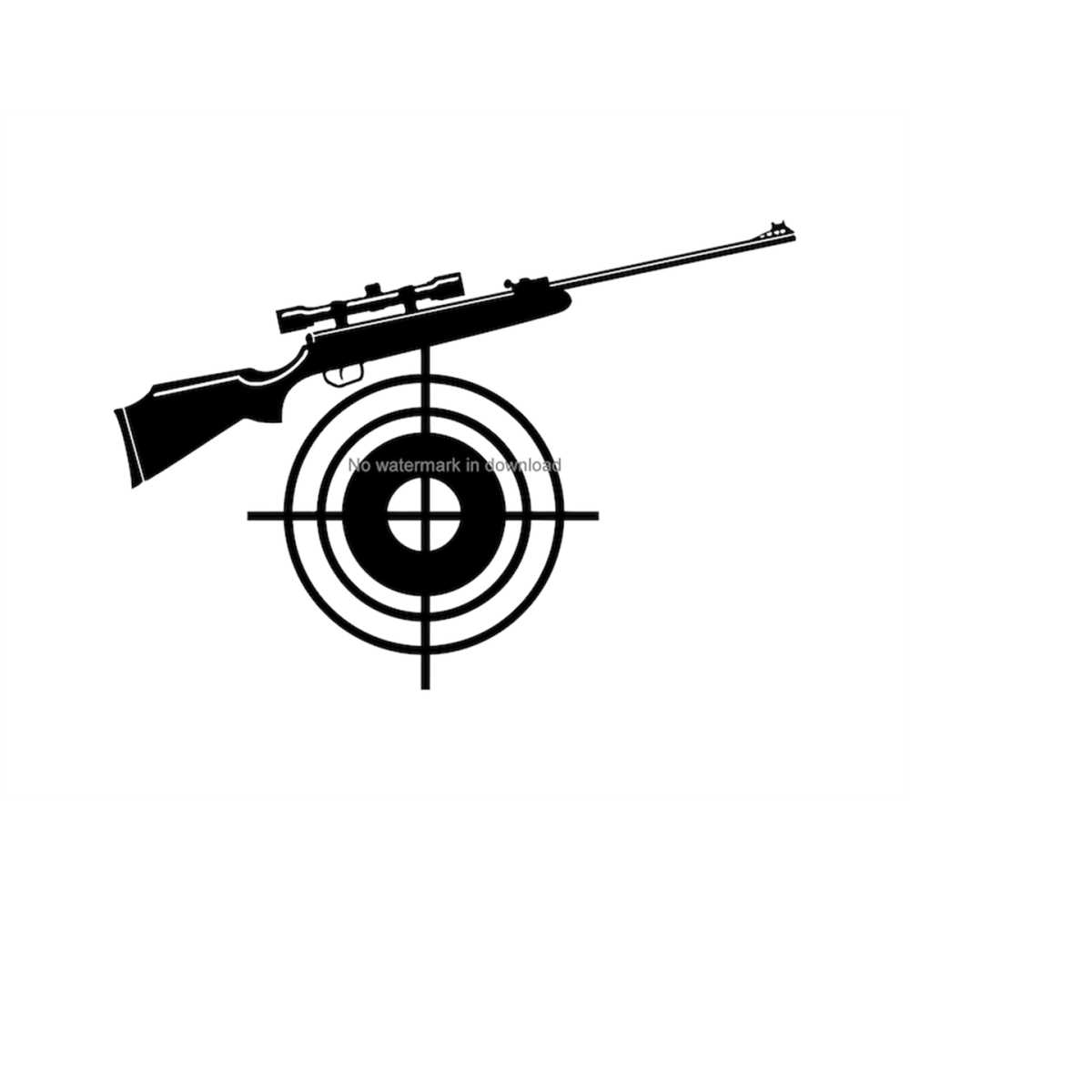 Target Clipart, Target Practice Svg, Gun Clip Art, Bullseye Inspire