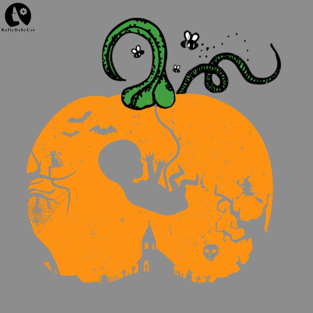 Halloween Maternity Pregnancy Announcement Fetus Baby Hallow - Inspire ...