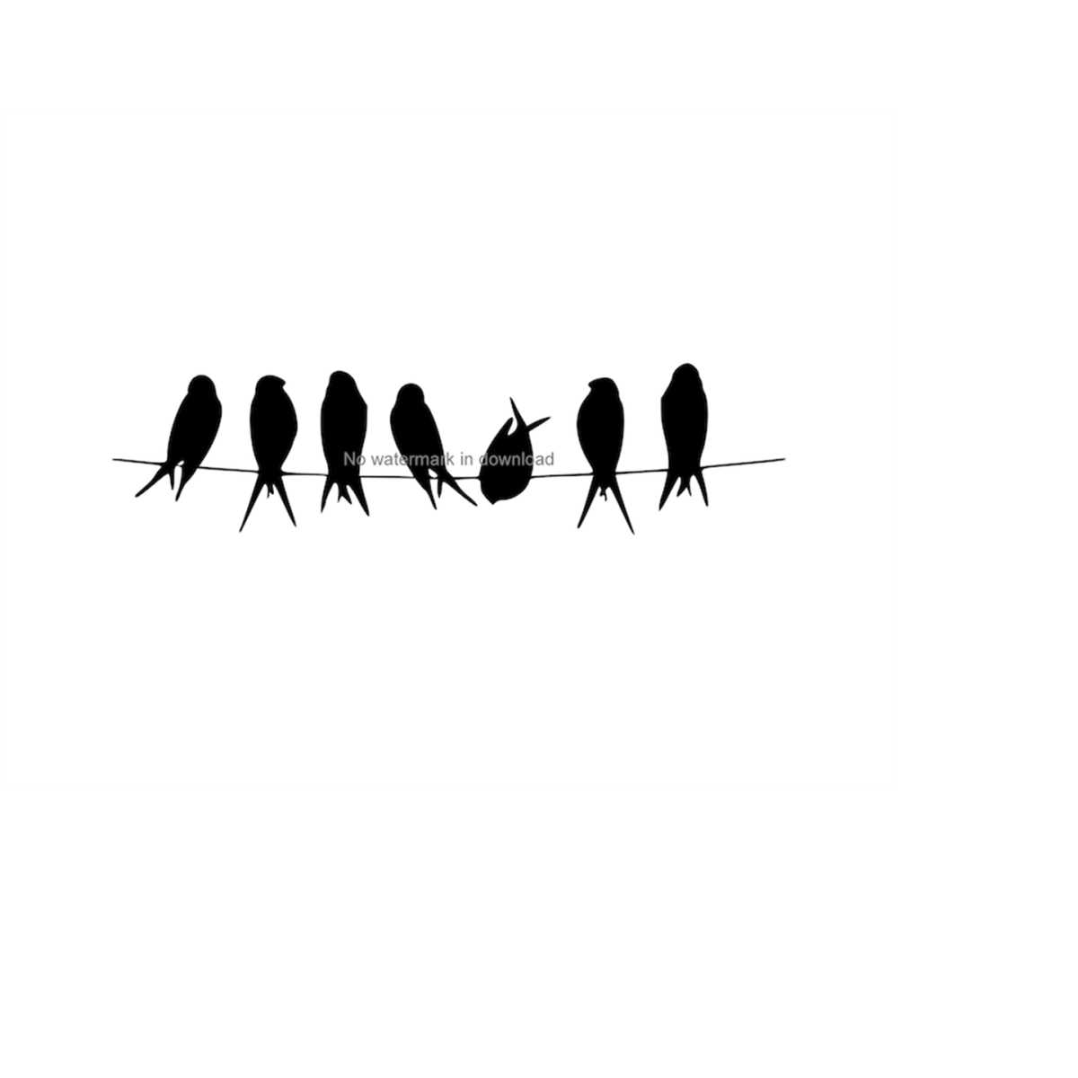 Birds Svg Vinyl Cutting Clip Art, Birds Svg Cut File, Birds - Inspire ...