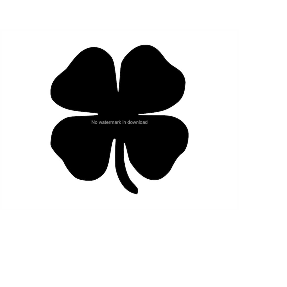 Clover Svg Cutting Image, 4 Leaf Clover Png, St Patricks Day - Inspire ...
