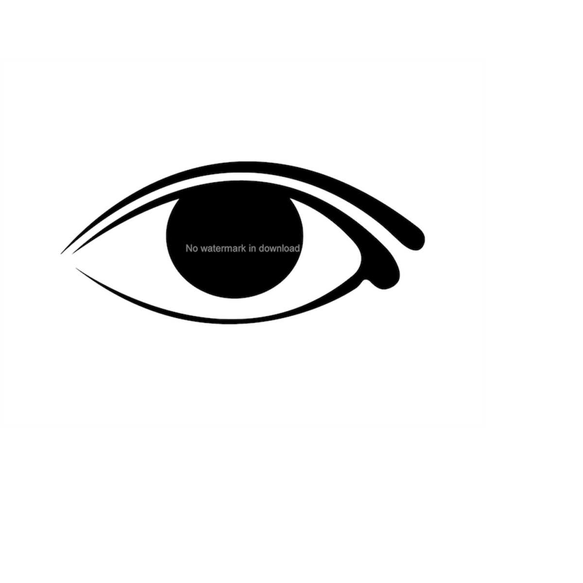 Eye Image, Eye Files For Cutting, Eye Silhouette Svg, Eye Ep - Inspire ...