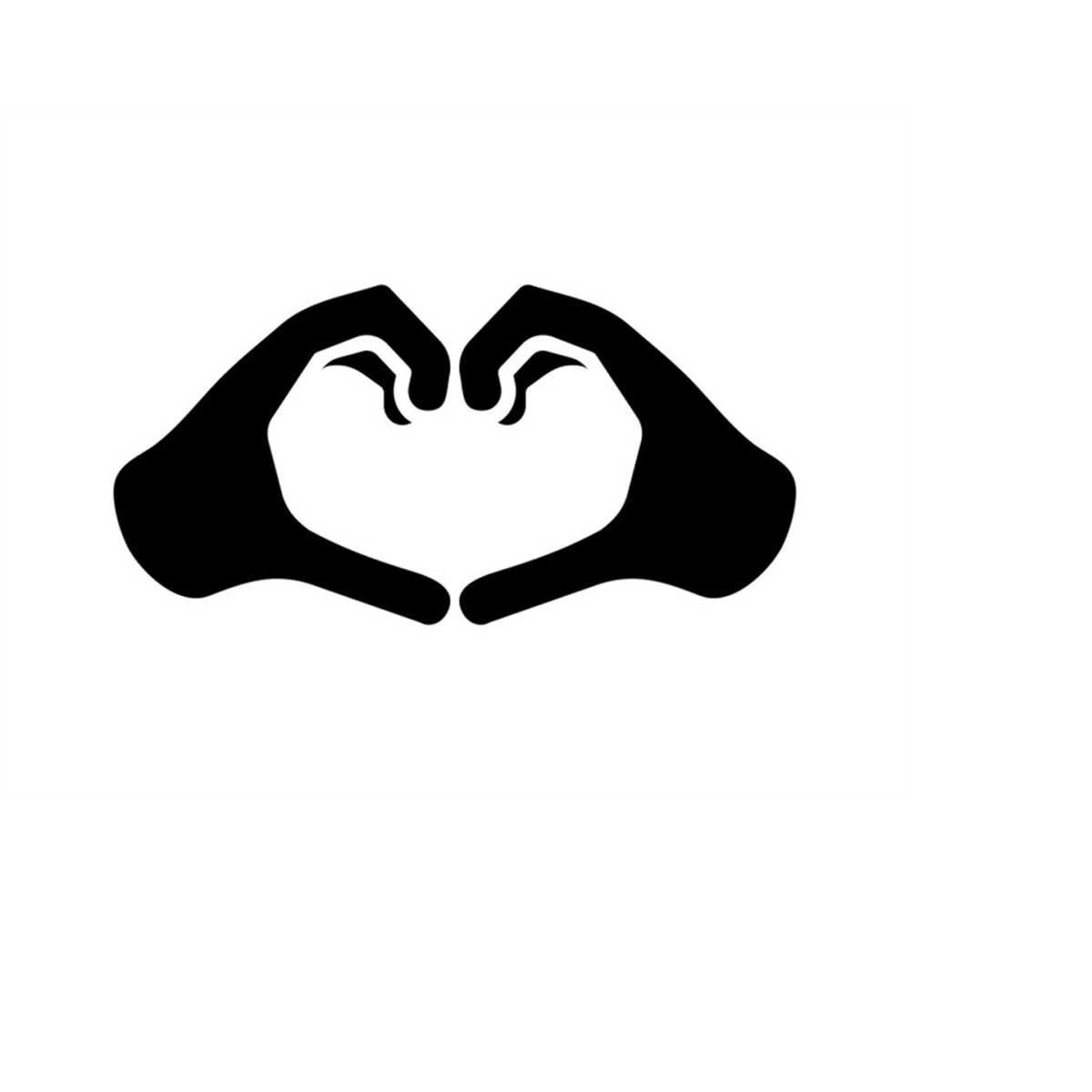 Heart Svg Heart Hands Svg Heart Silhouette, Vector Png Dxf S - Inspire