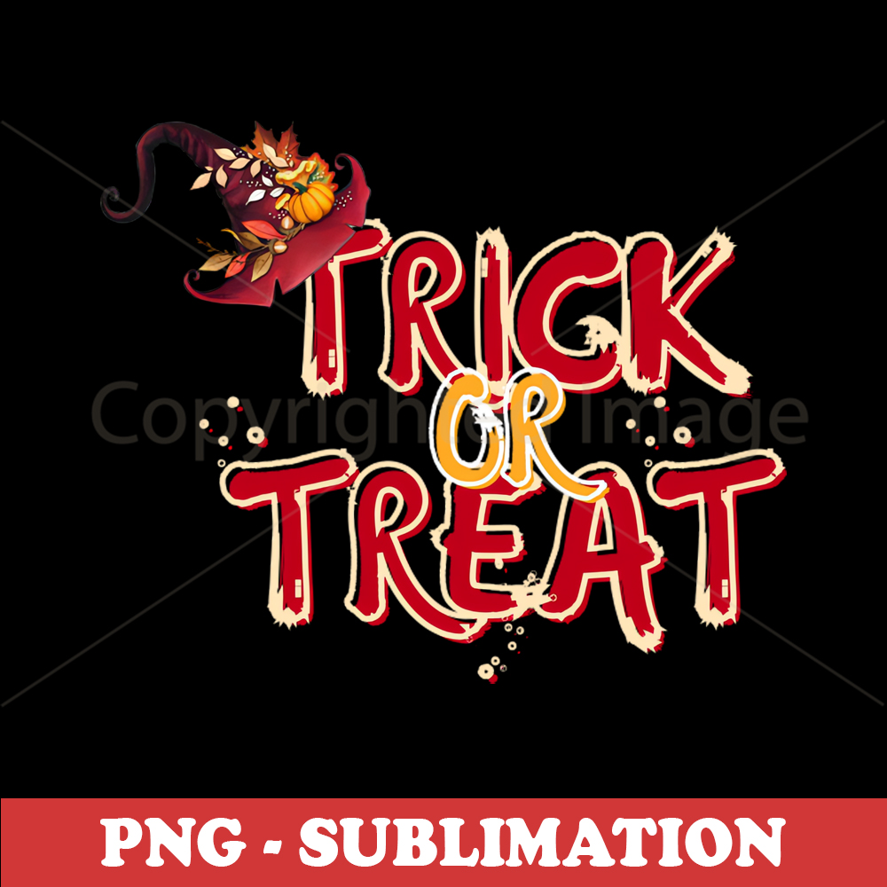 Halloween Sublimation PNG - Trick Or Treat - Spooktacular De - Inspire ...