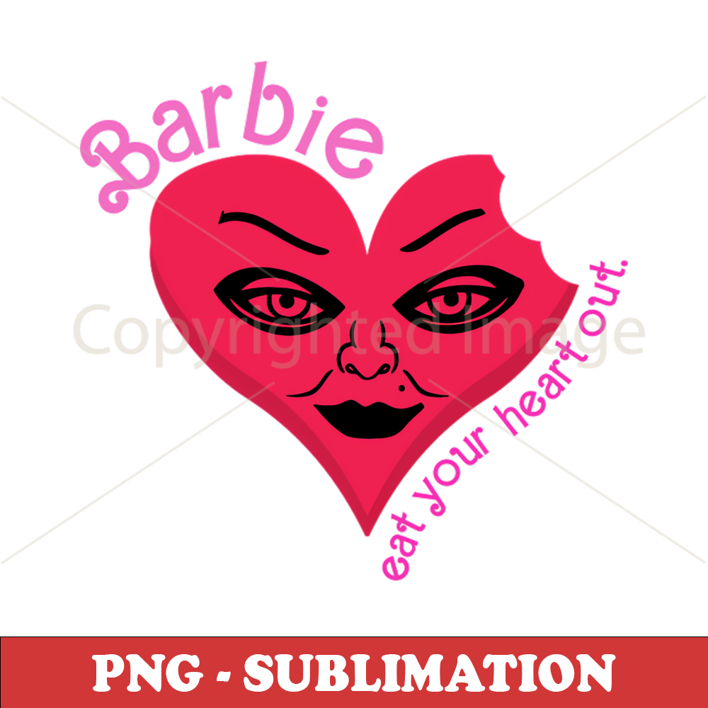 Eat Your Heart Out Heart Tiffany Inspired PNG Sublimation Inspire