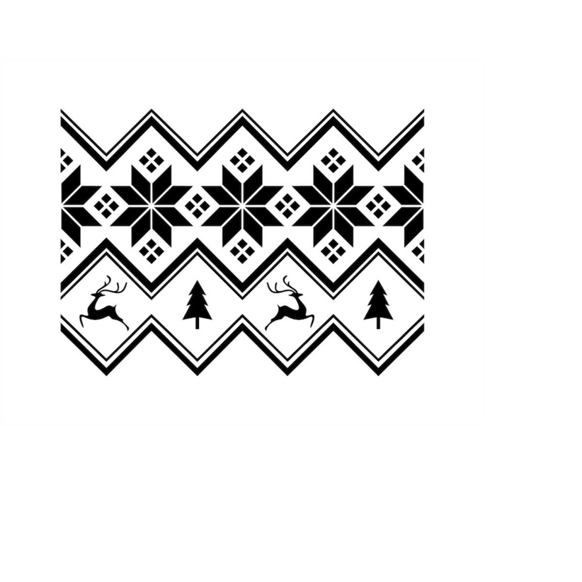 Winter Pattern Svg Nordic Pattern Svg Christmas Svg Snowflak | Inspire ...
