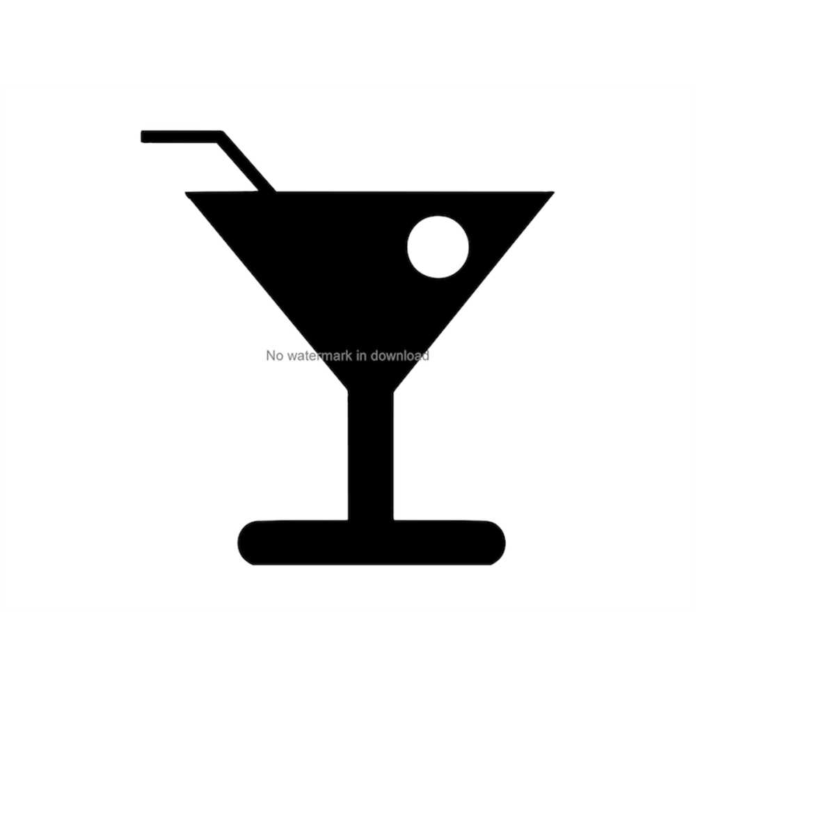 Martini Svg, Martini Glass Svg, Cutting Svg File Clipart, In - Inspire