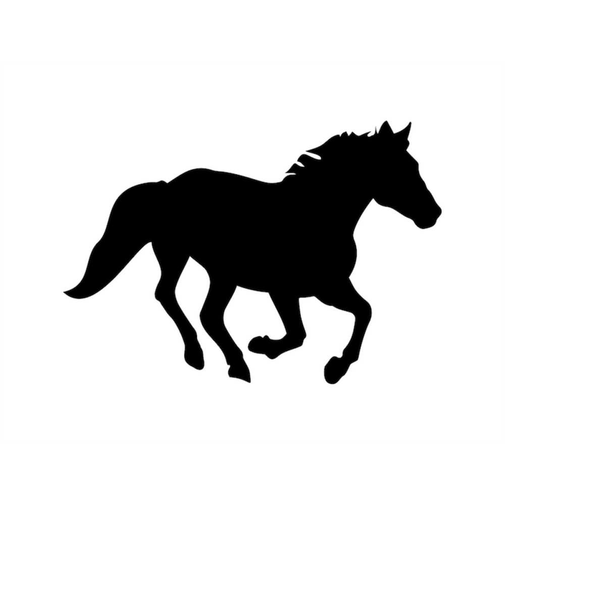 Running Horse Svg Galloping Horse Svg Silhouette Cutting Fil Inspire