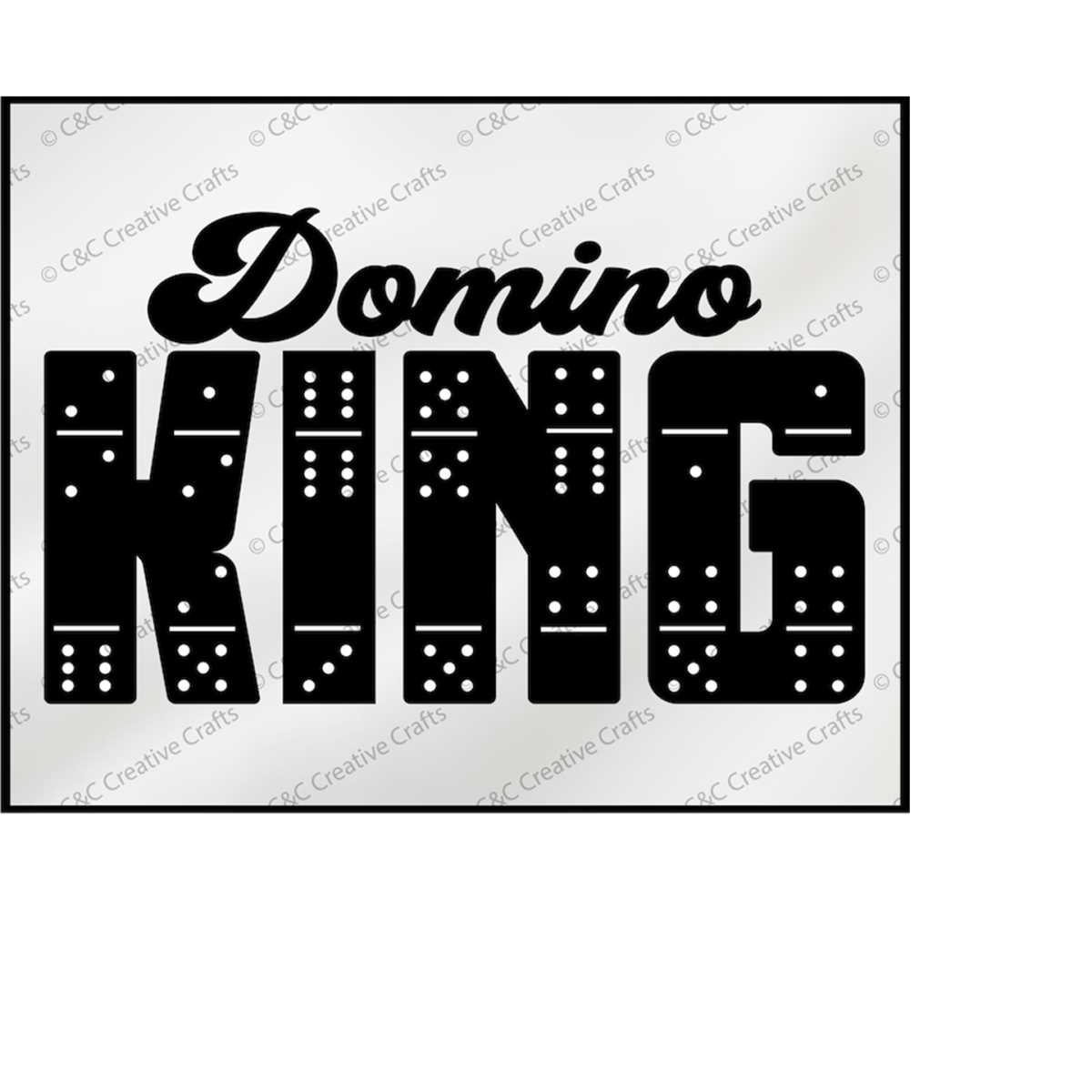 Dominick Vector Domino King svg, Dominos svg, King svg, Digital Download, SV - Inspire ...