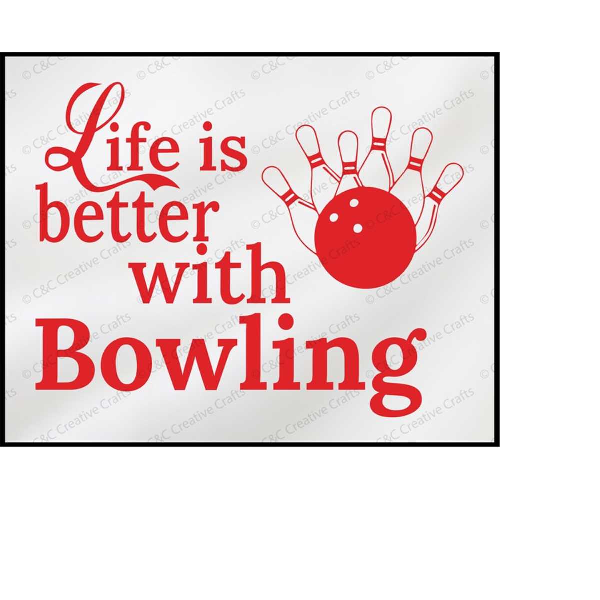Bowling svg | Life is better svg |SVG |PNG |JPG| Instant Dig | Inspire ...