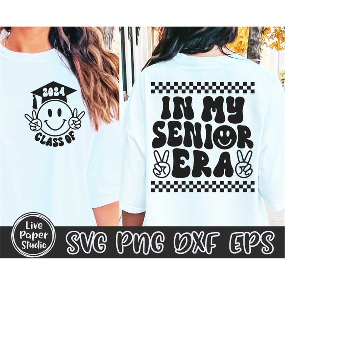 In My Senior Era SVG, Retro Class of 2024 Svg, Wavy Groovy S | Inspire ...