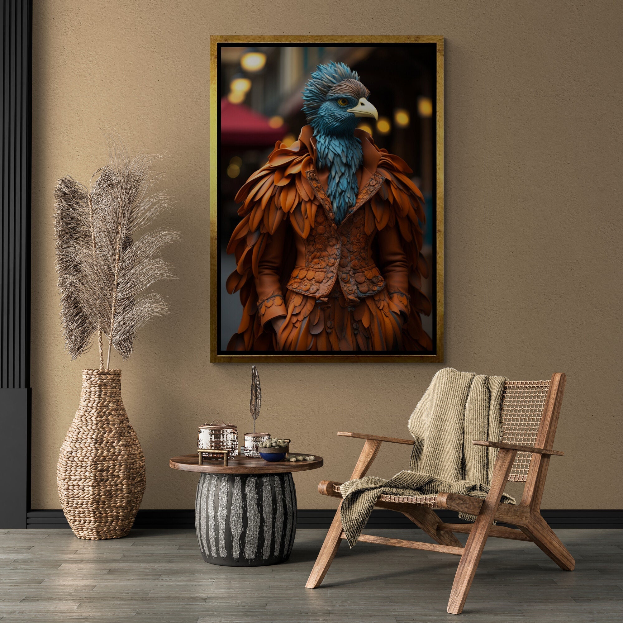 Canopy Peacock Wall Art