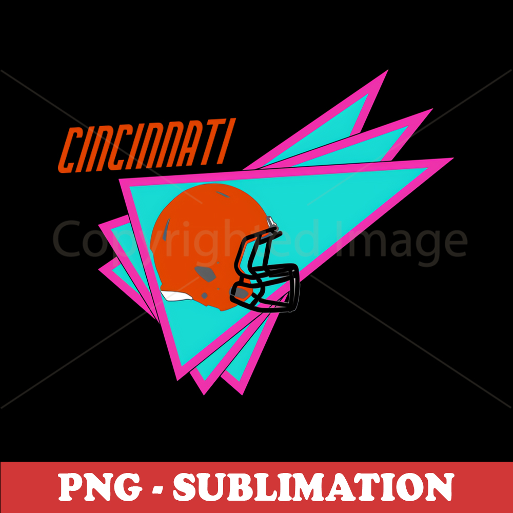 Cincinnati Bengals 1980's Vintage Full Size Felt Pennant