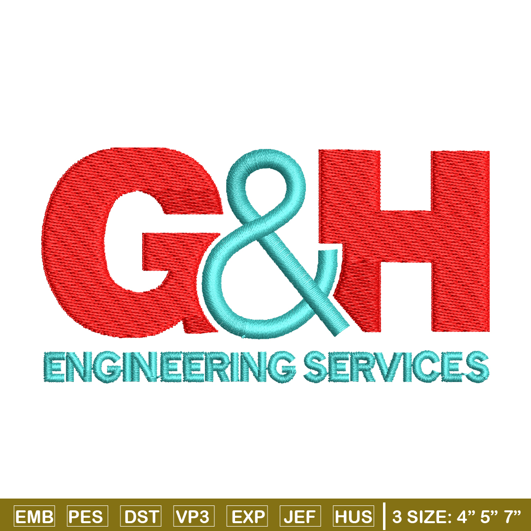 H&G Engineering Logo embroidery design, logo embroidery, log | Inspire ...