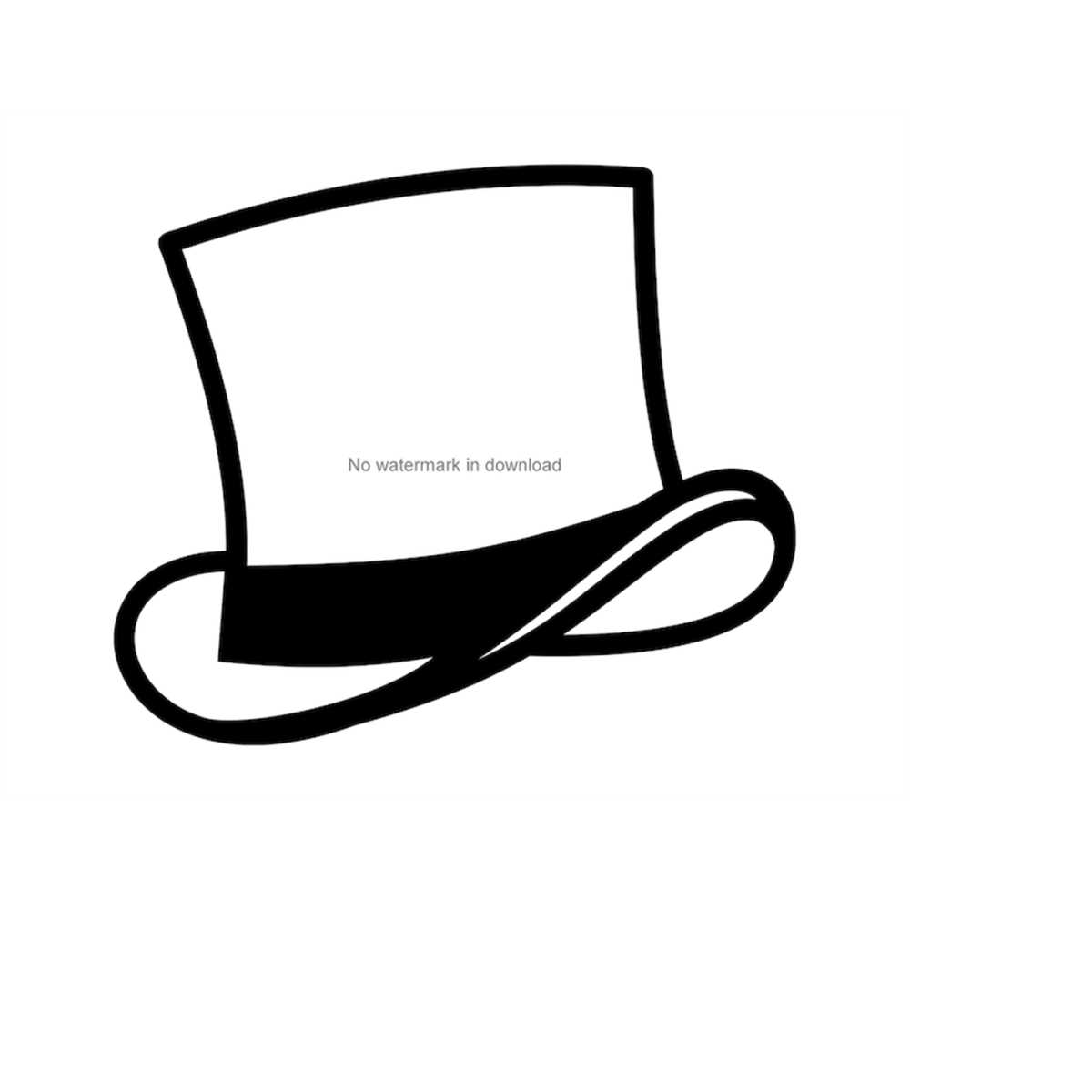 Top Hat Printable Images Top Hat Dxf Files Top Hat Printab Inspire