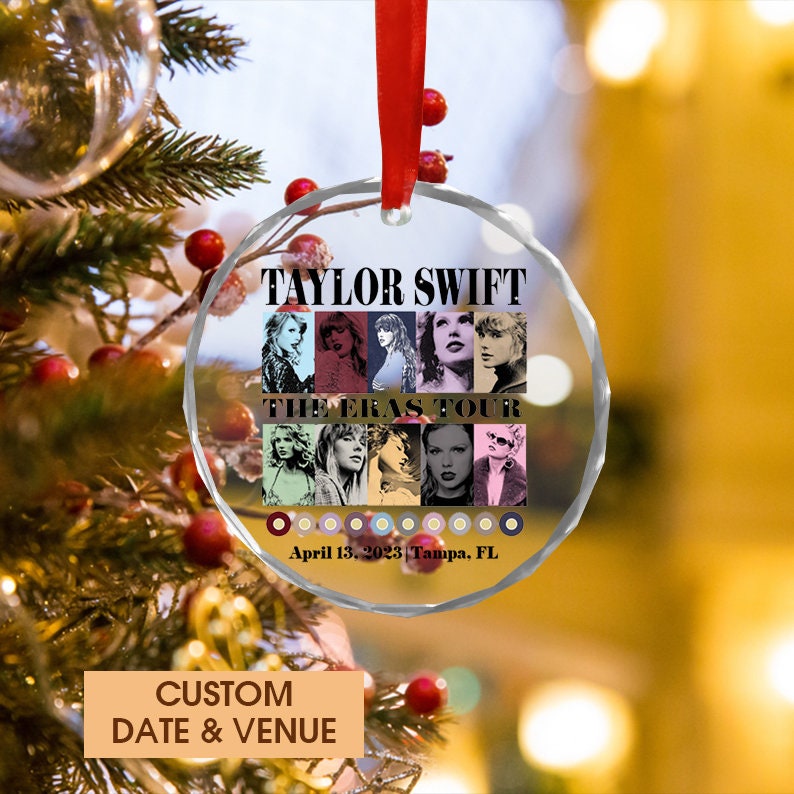Personalized Taylor Swift Eras Tour Ceramic Ornament, The Er - Inspire ...
