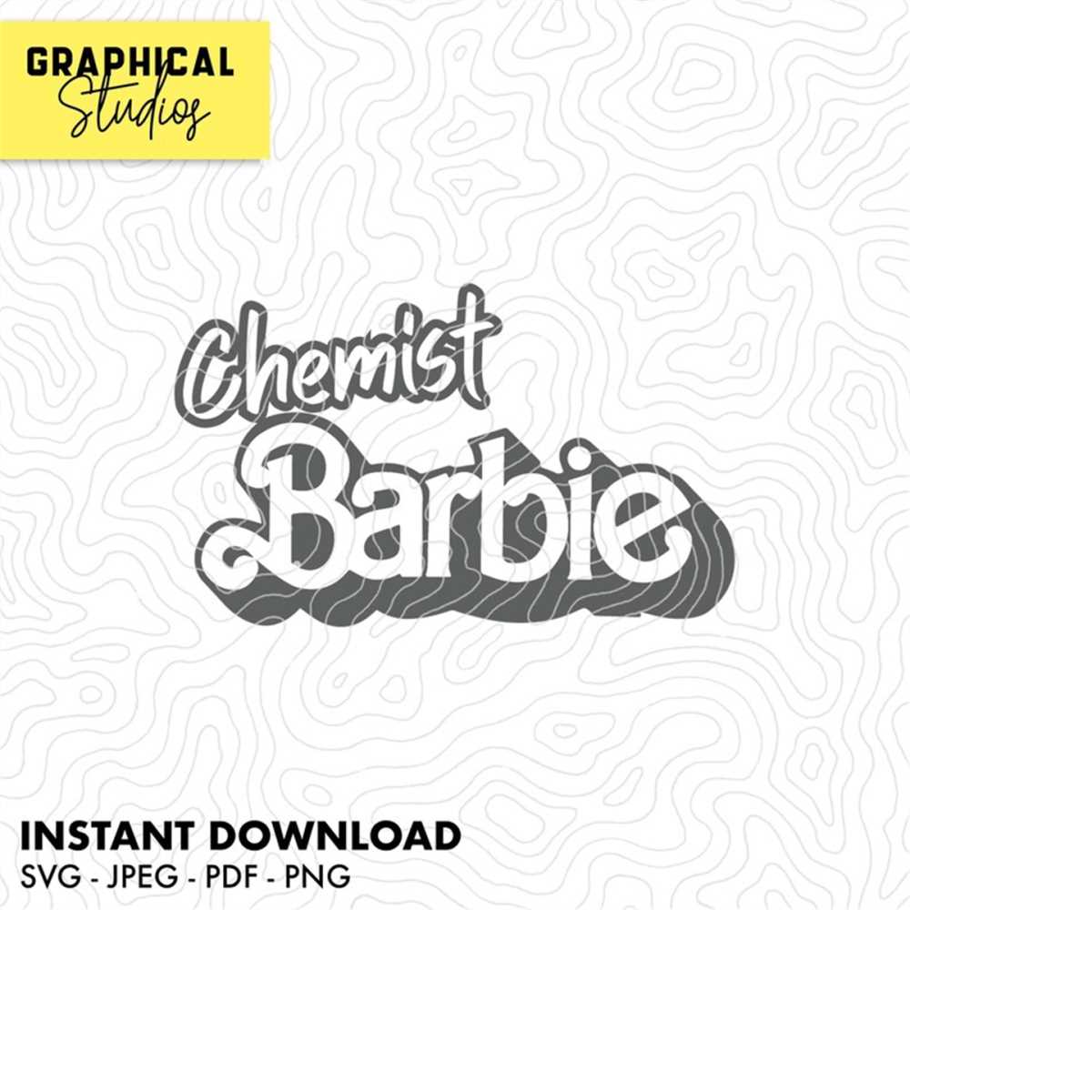 Chemist Barbie Barbie Movie Vector SVG 18 Instant Downlo Inspire