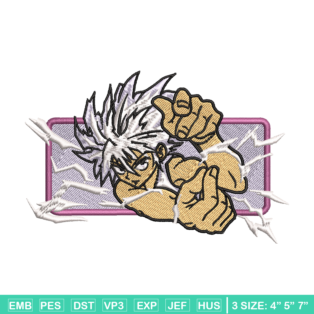 Killua Patterns Killua zoldyck embroidery design, hunter x hunter embroidery | Inspire ...