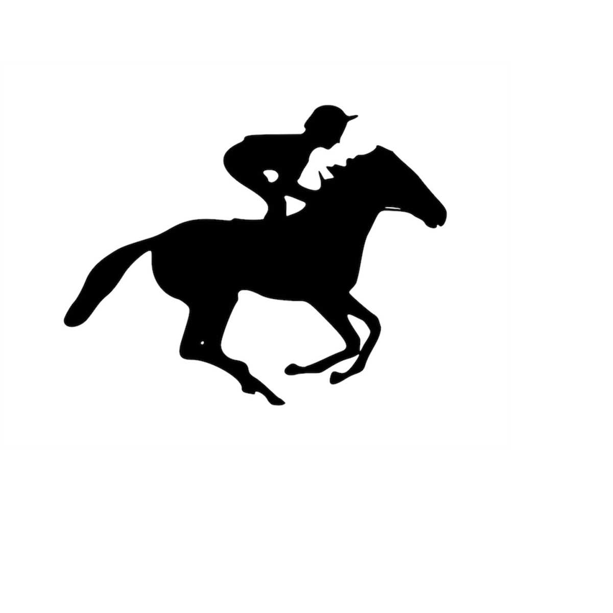 Jockey Svg Horse racing Svg Silhouette Cutting File Clipart Inspire