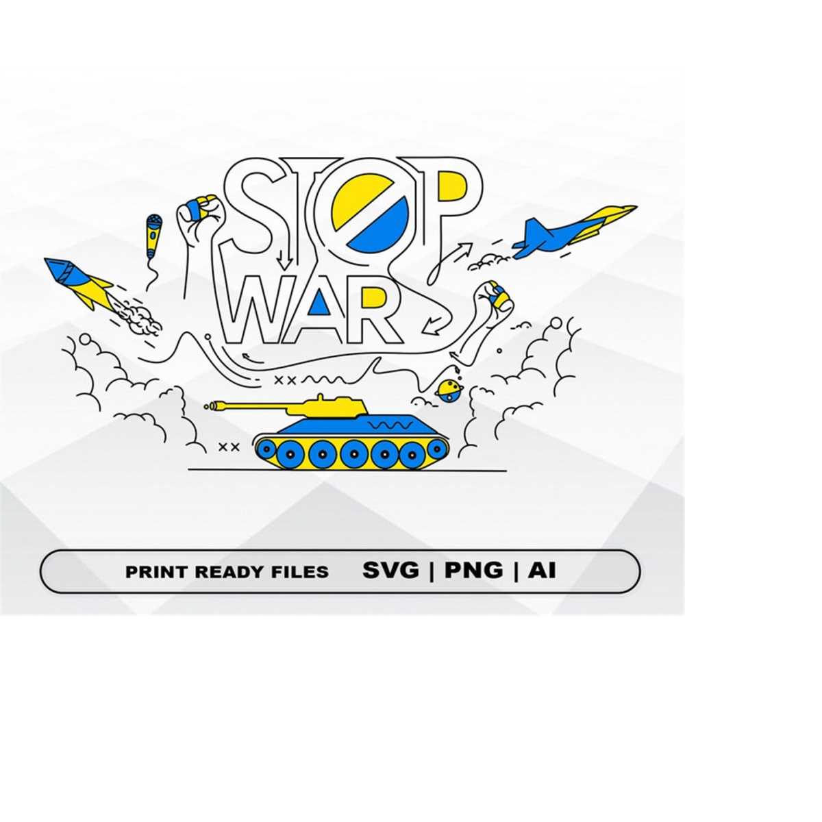 Stop War SVG, Pray For Ukraine Svg, Ukraine Png, Files Clipa - Inspire ...