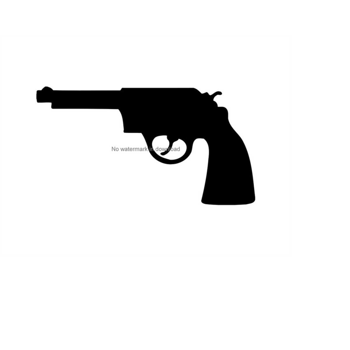 Revolver Image Svg, Weapon Clipart Svg, Gun Silhouette Cut F - Inspire ...