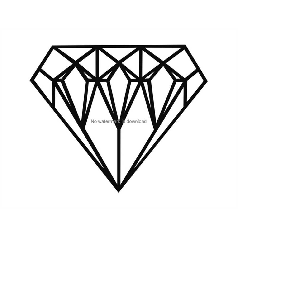 Jewel Svg Printable Clipart, Jewel Dxf File, Jewel Printable - Inspire ...
