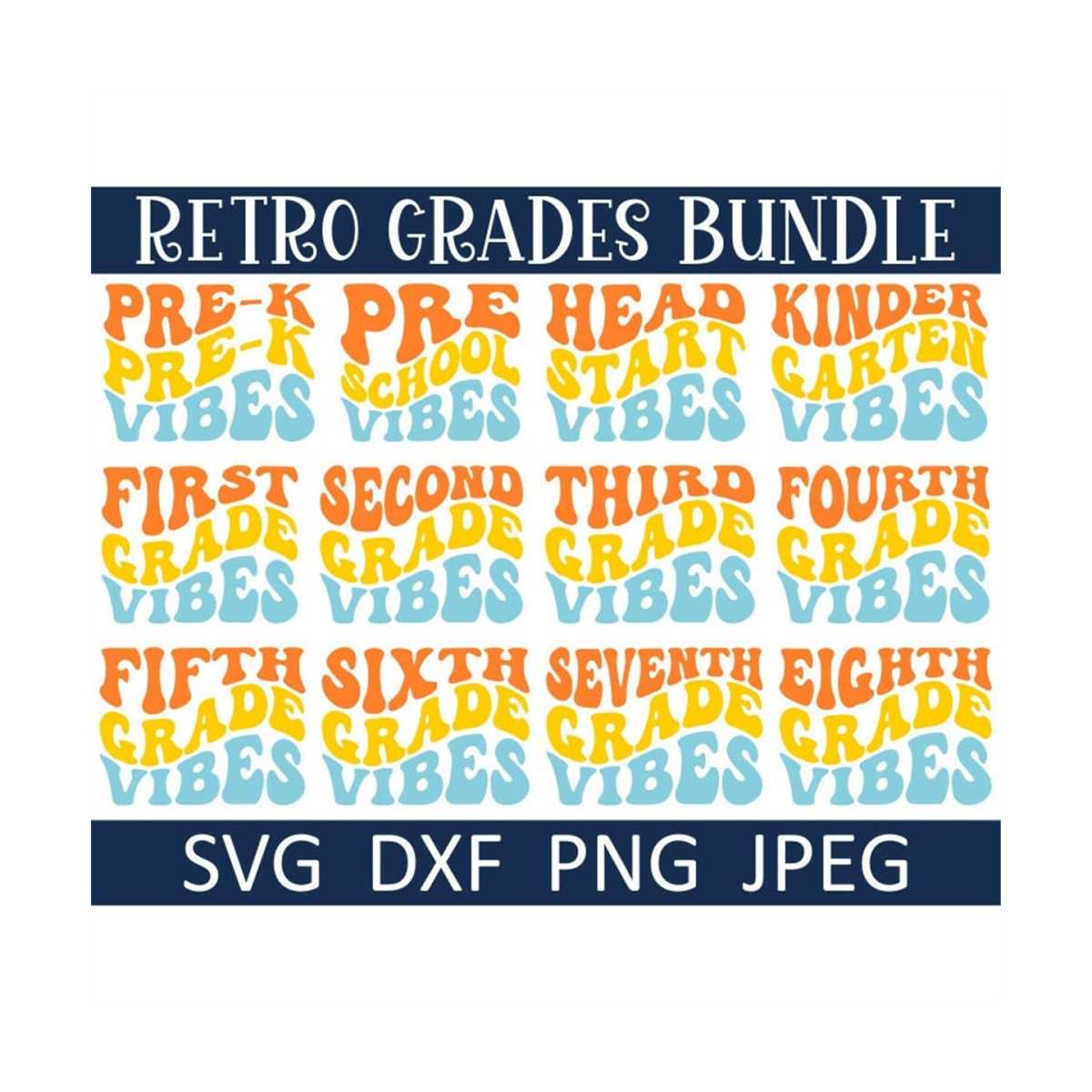 Back to School SVG Bundle, School Grades SVG, Digital Downlo - Inspire ...
