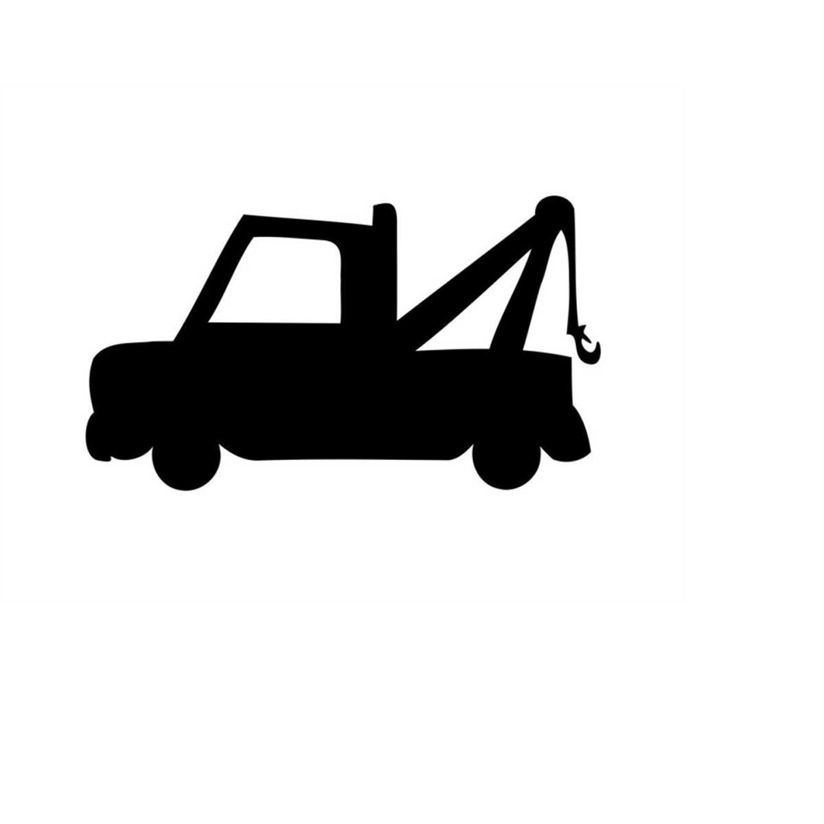 Tow Truck Svg Towing Truck Svg Silhouette Cutting File Clipa - Inspire