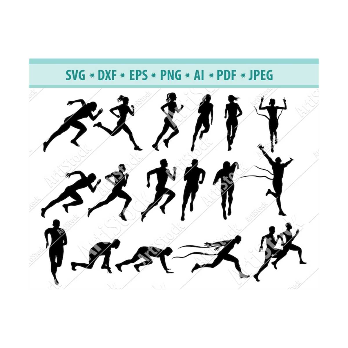 Runners Svg file, Running svg, Running clipart, Run svg, Run - Inspire