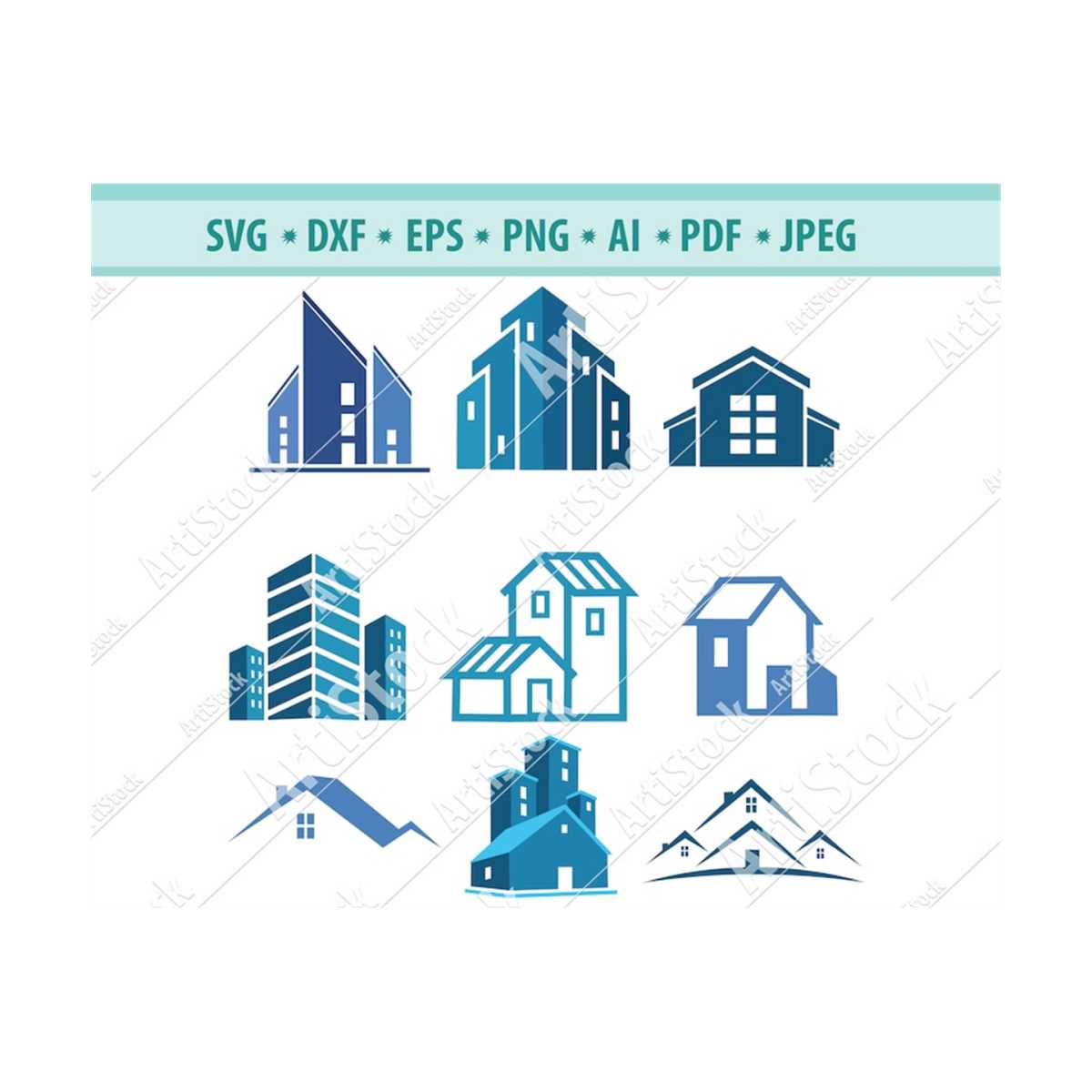House svg, Realtor logo, house clipart, house dxf, real esta - Inspire