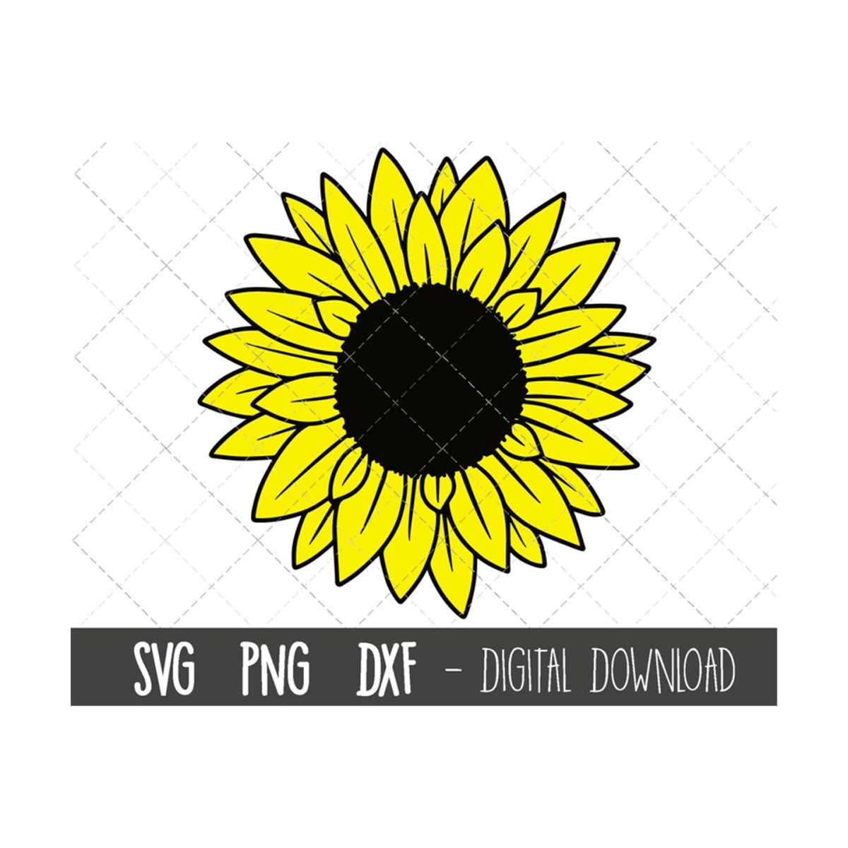 Sunflower SVG, flower Svg, sunflower Svg cut file, sunflower | Inspire ...