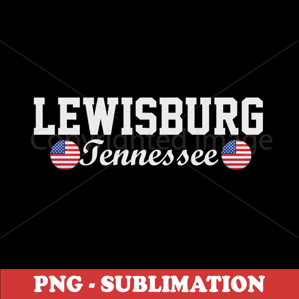 Lewisburg Tennessee Map Digital Download Perfect for Sub Inspire