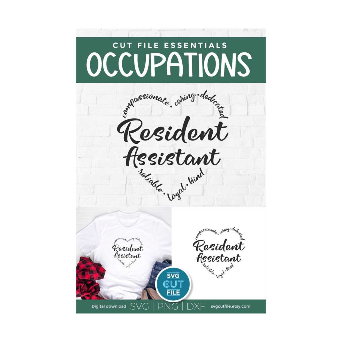 Resident assistant svg, ra svg, care partner svg, essential - Inspire ...