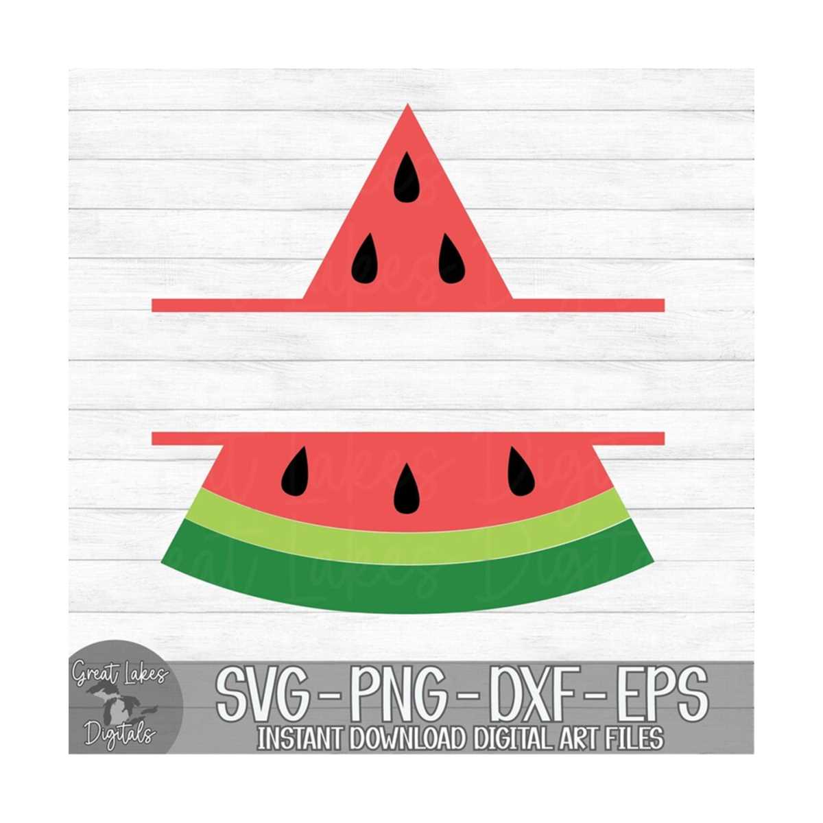 Watermelon Split Monogram - Instant Digital Download - svg, | Inspire ...