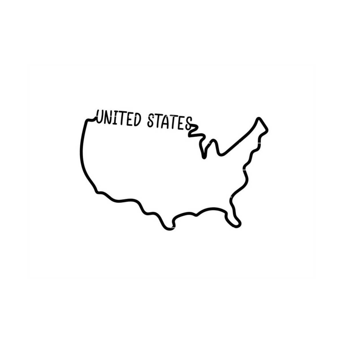 United States Outline Svg Png USA Vector File United State Inspire United states outline svg png usa vector file united state inspire