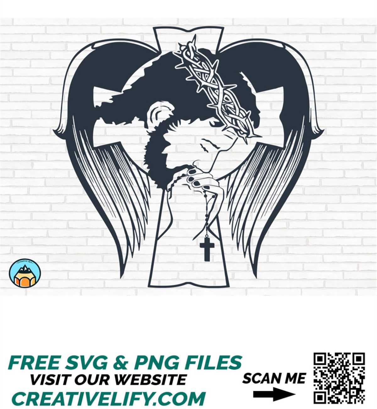 Jesus Cross SVG, Jesus SVG, Faith Svg, Cross Svg, Cross Clip - Inspire