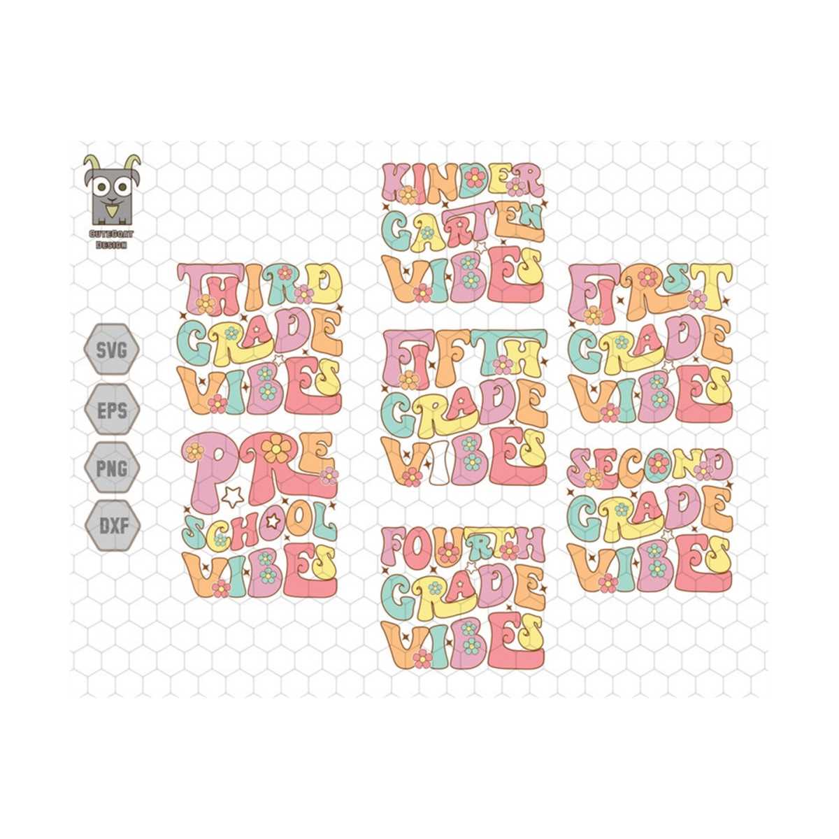 Back To School Svg Bundle, Retro Teacher Svg, Kindergarten S | Inspire ...
